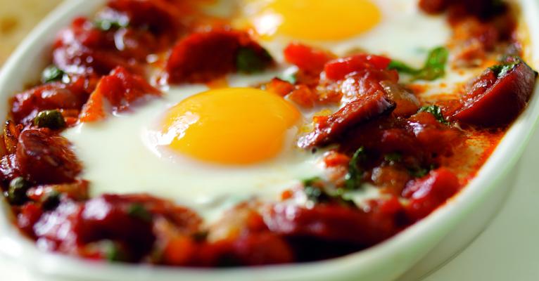 Spanish Baked Eggs