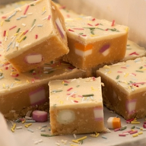 Dolly Mixture Fudge Squares